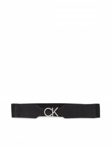Calvin Klein Жіночий ремінь Re-Lock Waist Belt 50Mm K60K611104 Чорний Calvin Klein Жіночий ремінь Re-Lock Waist Belt 50Mm K60K611104 Чорний
