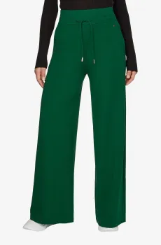 Женские зеленые спортивные брюки WIDE LEG KNIT Зеленый S Tommy Hilfiger WW0WW37284