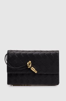 Черная кожаная сумка Andiamo