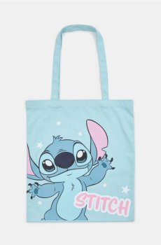 Тканинна shopper-сумка з принтом Stitch - блідо-зелений