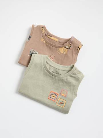 Reserved - BABIES` T-SHIRT - пильно-зелений - 567BF-97X Reserved - BABIES` T-SHIRT - пильно-зелений - 567BF-97X