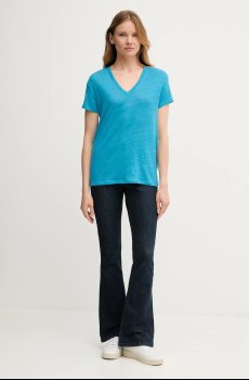 Льняная футболка United Colors of Benetton