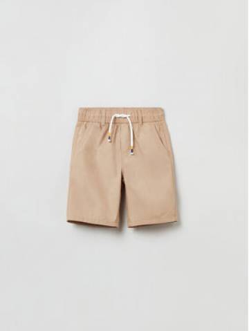 OVS Шорти з тканини 1758013 Коричневий Regular Fit OVS Шорти з тканини 1758013 Коричневий Regular Fit