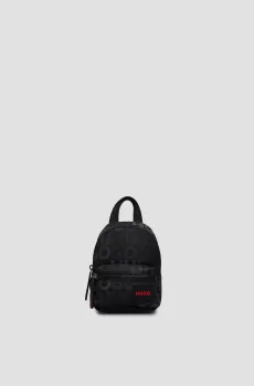 Мужская черная сумка с узором Черный ONESIZE HUGO 50504115;001