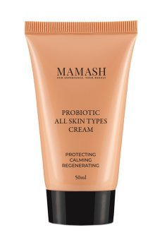 Восстанавливающий крем для лица Mamash Probiotic Face Cream для всех типов кожи, с двумя видами пробиотических комплексов, 50 мл