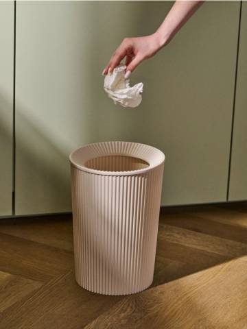 Відро для сміття - кремовий Відро для сміття - кремовий