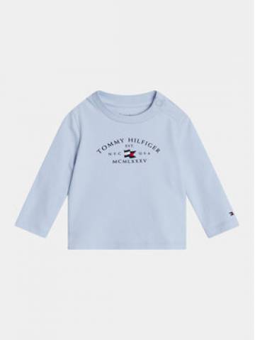 Tommy Hilfiger Блузка Essential KN0KN01918 Голубий Regular Fit Tommy Hilfiger Блузка Essential KN0KN01918 Голубий Regular Fit
