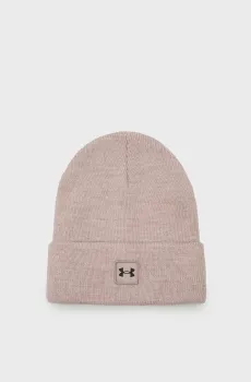 Мужская пудровая шапка UA Halftime Cuff Розовый ONESIZE Under Armour 1373155-015