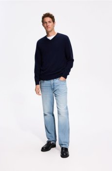 Reserved - Джинси relaxed straight - синій - 000KI-50J