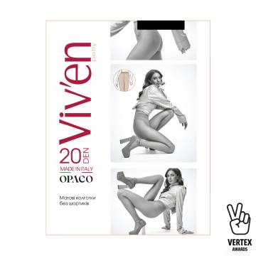 Колготки женские Viven petty Opako, 20 DEN, черный, размер 3 Колготки женские Viven petty Opako, 20 DEN, черный, размер 3