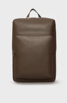 Мужской коричневый рюкзак MICRO PEBBLE SLIM Коричневый ONESIZE Calvin Klein LV04D3005G