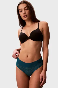 Женские бирюзовые трусики Бирюзовый S Calvin Klein LV00QD5284