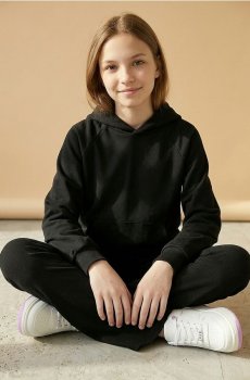 Комплект зі світшоту й легінсів - чорний