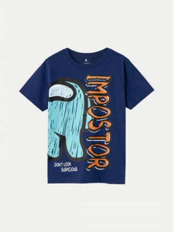 NAME IT Футболка AMONG US 13232204 Голубий Regular Fit NAME IT Футболка AMONG US 13232204 Голубий Regular Fit