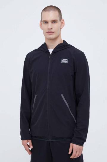 Куртка для тренировок Reebok Performance Certified Vector цвет чёрный переходная Куртка для тренировок Reebok Performance Certified Vector цвет чёрный переходная