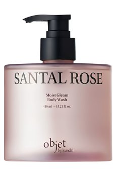 Гель для душа Objet by Kundal Moist Gleam Body Wash, Santal Rose, 450 мл