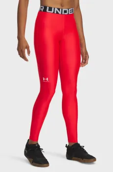 Женские красные тайтсы UA HG Legging Красный XL Under Armour 1383559-713