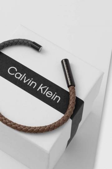 Кожаный браслет Calvin Klein мужской Кожаный браслет Calvin Klein мужской