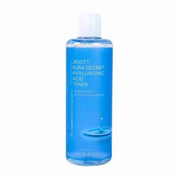 Глубокопроникающий тонер для лица Jigott Aura Secret Hyaluronic Acid Toner с гиалуроновой кислотой, 300 мл Глубокопроникающий тонер для лица Jigott Aura Secret Hyaluronic Acid Toner с гиалуроновой кислотой, 300 мл
