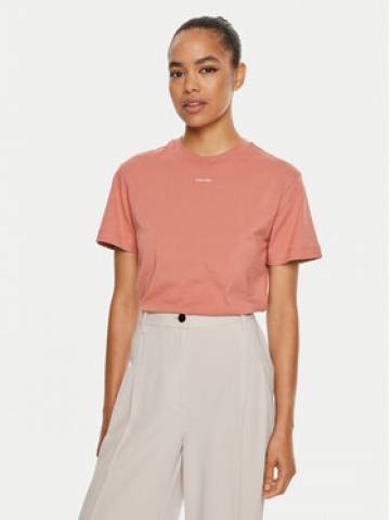 Calvin Klein Футболка Nano Logo K20K207519 Рожевий Regular Fit Calvin Klein Футболка Nano Logo K20K207519 Рожевий Regular Fit