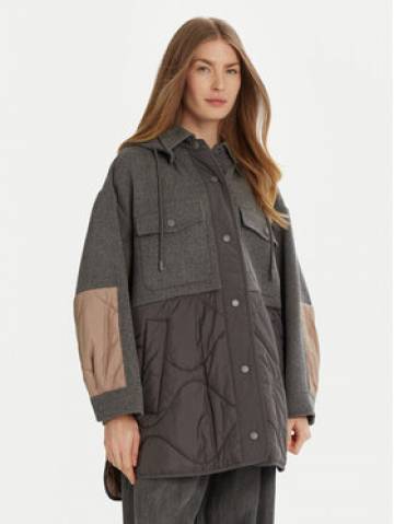 Weekend Max Mara Демісезонна куртка Ossola 2515481011 Сірий Relaxed Fit Weekend Max Mara Демісезонна куртка Ossola 2515481011 Сірий Relaxed Fit