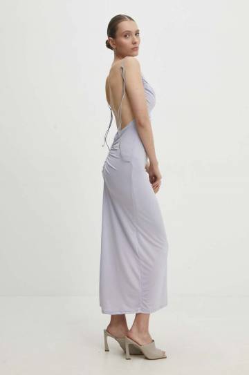 Платье Answear Lab цвет фиолетовый maxi облегающая Платье Answear Lab цвет фиолетовый maxi облегающая