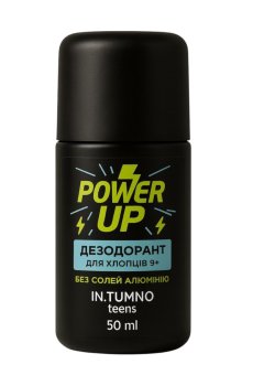 Уценка! Детский шариковый дезодорант для мальчиков In. Tumno Teens Power Up от 9 лет, 50 мл