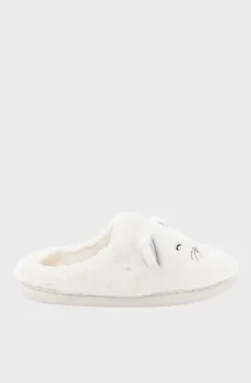 Женские белые тапочки LICAT Белый 38-39 Etam 6555894
