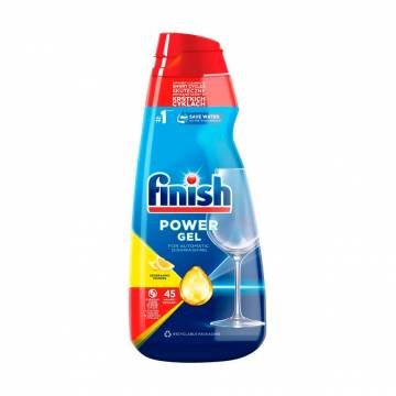 Гель для мытья посуды в посудомоечной машине Finish Gel Лимон All in 1 Max Чистота до блеска, 900 мл