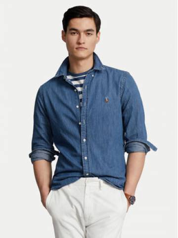 Polo Ralph Lauren Сорочка Core Replen 710548539 синій Slim Fit Polo Ralph Lauren Сорочка Core Replen 710548539 синій Slim Fit