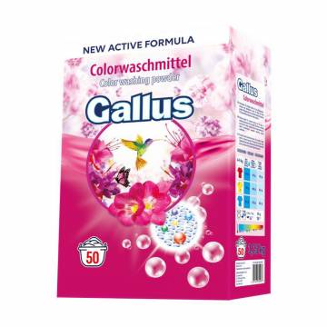 Стиральный порошок Gallus Color для цветного белья, 50 стирок, 3.25 кг Стиральный порошок Gallus Color для цветного белья, 50 стирок, 3.25 кг