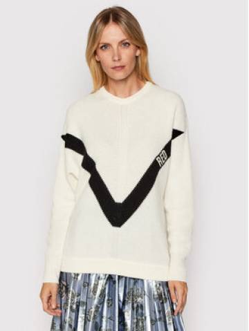 Red Valentino Светр WR0KC08R66R Бежевий Relaxed Fit Red Valentino Светр WR0KC08R66R Бежевий Relaxed Fit