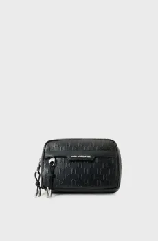Мужская черная поясная сумка Черный ONESIZE Karl Lagerfeld B4M30228;999