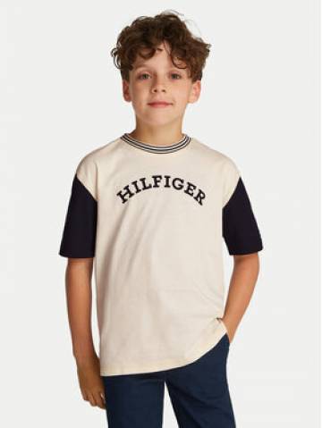 Tommy Hilfiger Футболка Monotype Graphic KB0KB09360 Бежевий Regular Fit Tommy Hilfiger Футболка Monotype Graphic KB0KB09360 Бежевий Regular Fit