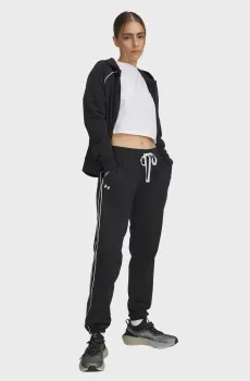 Женский черный спортивный костюм (худи, брюки) UA Rival Tricot Tracksuit HD Черный M Under Armour 6001966-001