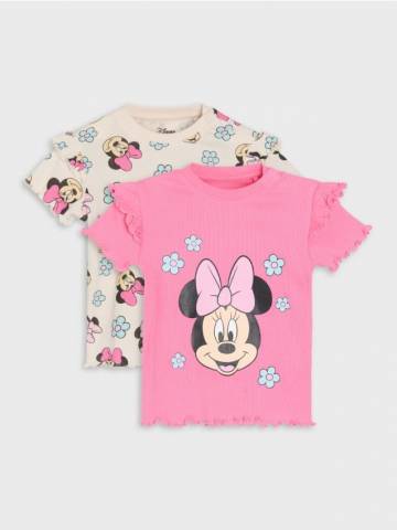 Футболки, 2 шт. Minnie Mouse - світло-ліловий Футболки, 2 шт. Minnie Mouse - світло-ліловий