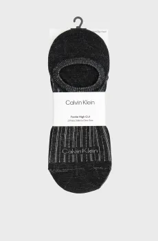 Мужские черные следы (2 пары) PATTERN Черный ONESIZE Calvin Klein 701237872