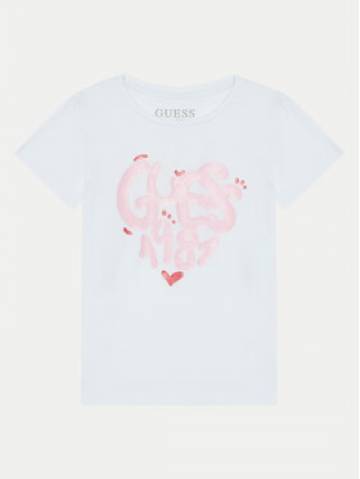 Guess Футболка K5RI02 K6YW4 Білий Regular Fit Guess Футболка K5RI02 K6YW4 Білий Regular Fit