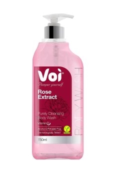 Гель для душа Voi Pamper Yourself Rose Extract Purely Cleansing Body Wash, 750 мл