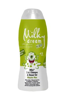 Детский шампунь-гель для душа 2в1 Milky Dream Kids Монстрик Мах, 300 мл