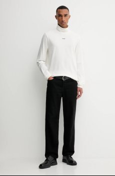 Хлопковый лонгслив HUGO Daporollo