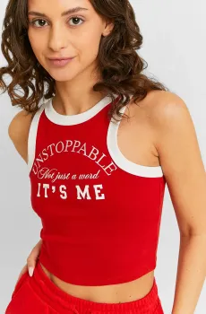 Женский красный топ Красный M Tally Weijl SSLCOBRAMYP