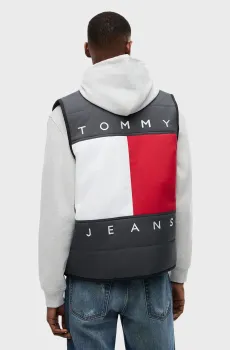 Мужской серый жилет QUILTED VEST Серый L Tommy Jeans DM0DM23069