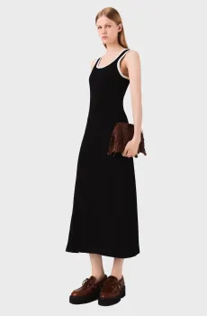 Женское черное платье Черный 34 MAJE MFPRO04226_Black