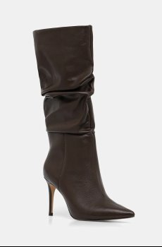 Кожаные сапоги Answear.LAB