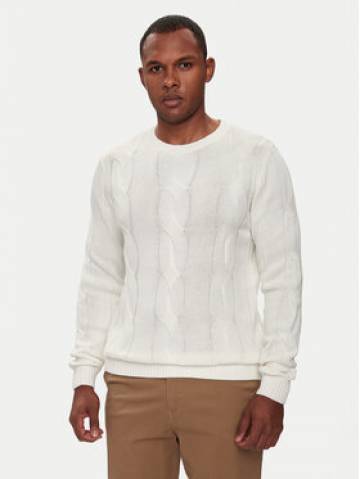 Lindbergh Светр 30-805015 Білий Relaxed Fit Lindbergh Светр 30-805015 Білий Relaxed Fit