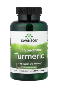 Куркума Swanson Turmeric 720 мг, 100 капсул