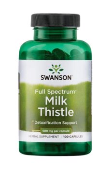 Расторопша Swanson Full Spectrum Milk Thistle 500 мг, 100 капсул