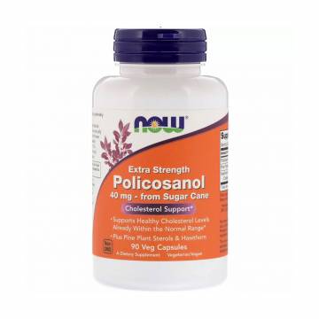 Поликозанол NOW Foods Policosanol 40 мг, 90 вегетарианских капсул Поликозанол NOW Foods Policosanol 40 мг, 90 вегетарианских капсул