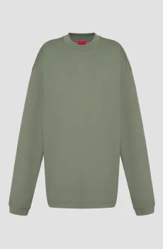 Мужской зеленый свитшот Зеленый M HUGO 50511029;343